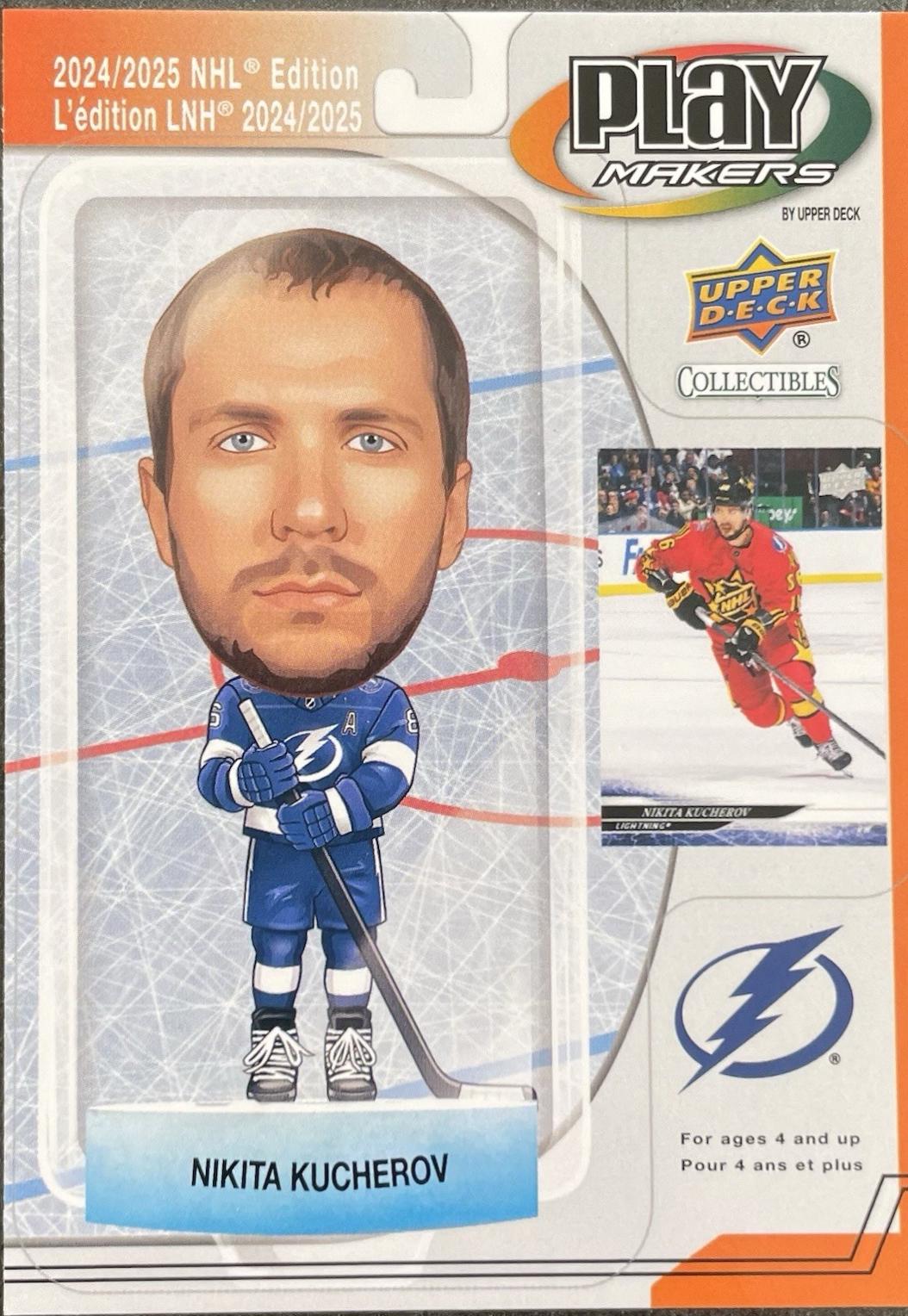 2024 Upper Deck Playmakers Nikita Kucherov #PM-14 card