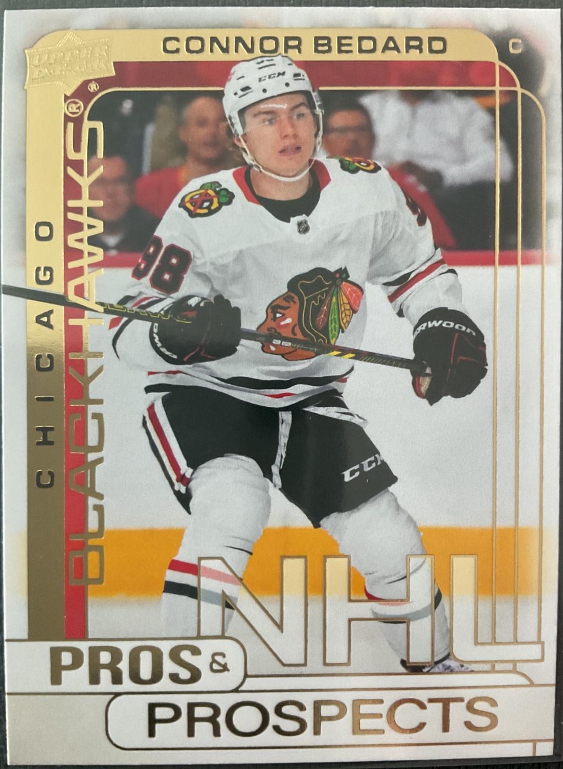 2024 Upper Deck Pros and Prospects Connor Bedard [Gold] #PP-20 card