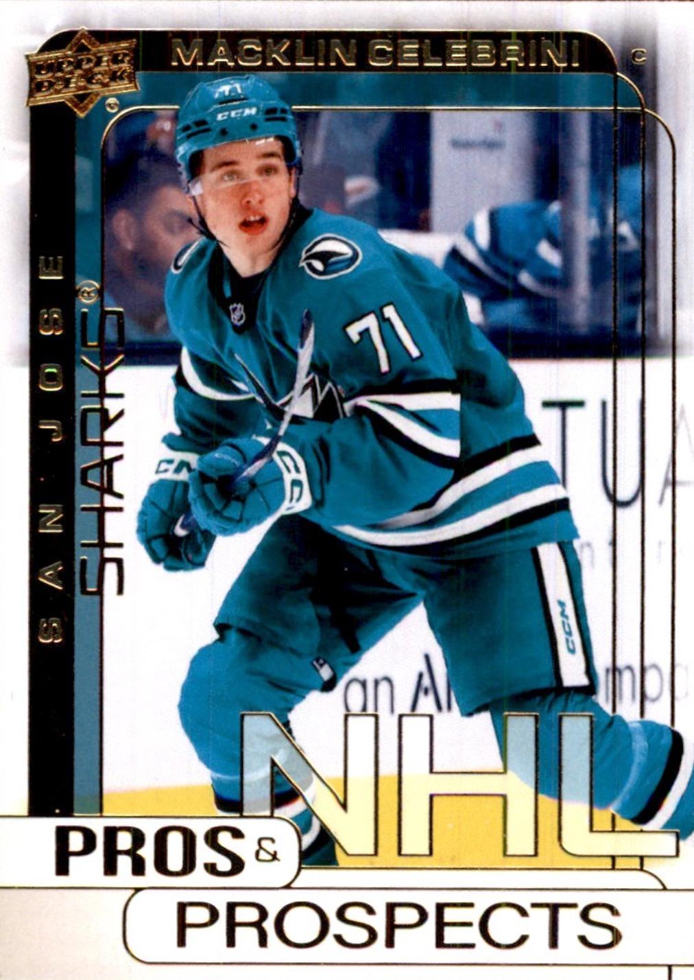 2024 Upper Deck Pros and Prospects Macklin Celebrini [Gold] #PP-2 card