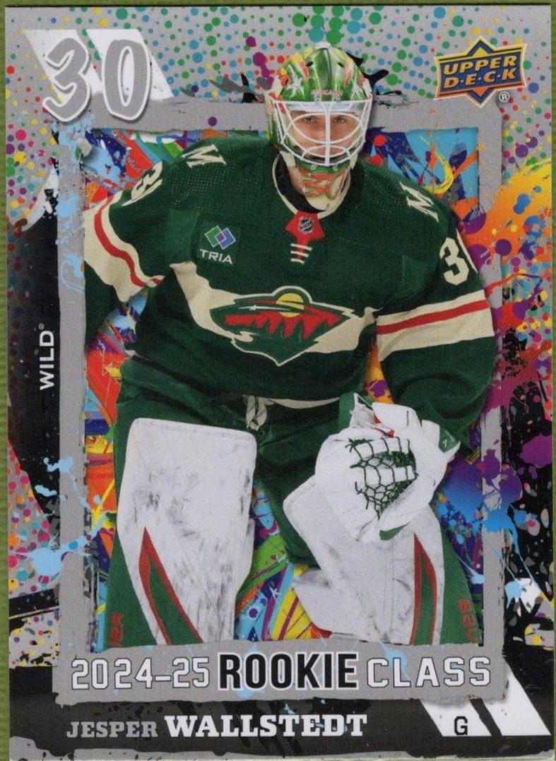 2024 Upper Deck Rookie Commemorative Class Jesper Wallstedt #RC-30 card