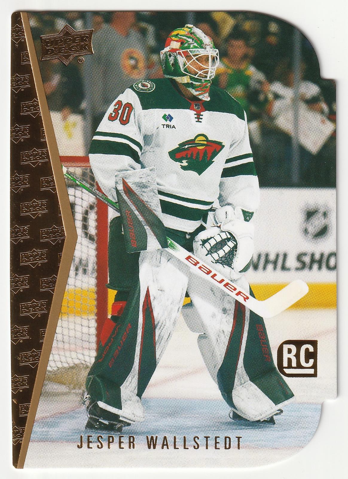 2024 Upper Deck Rookie Die-Cut Jesper Wallstedt #RDT-9 card