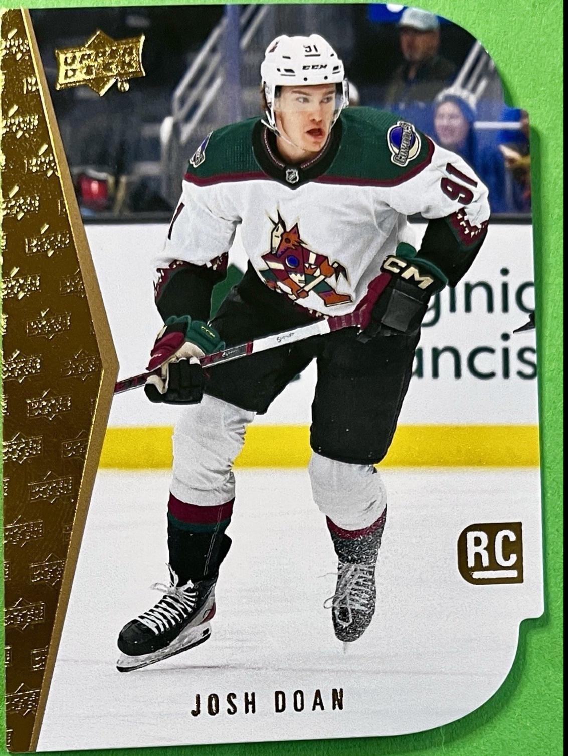 2024 Upper Deck Rookie Die-Cut Josh Doan #RDT-12 card