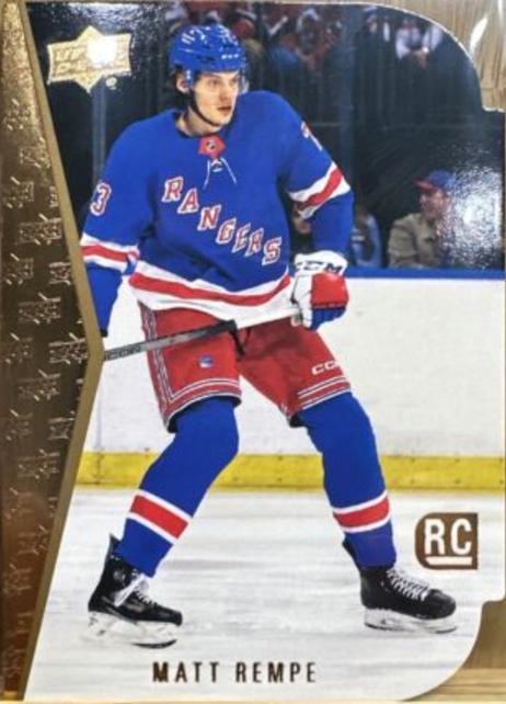 2024 Upper Deck Rookie Die-Cut Matt Rempe #RDT-10 card