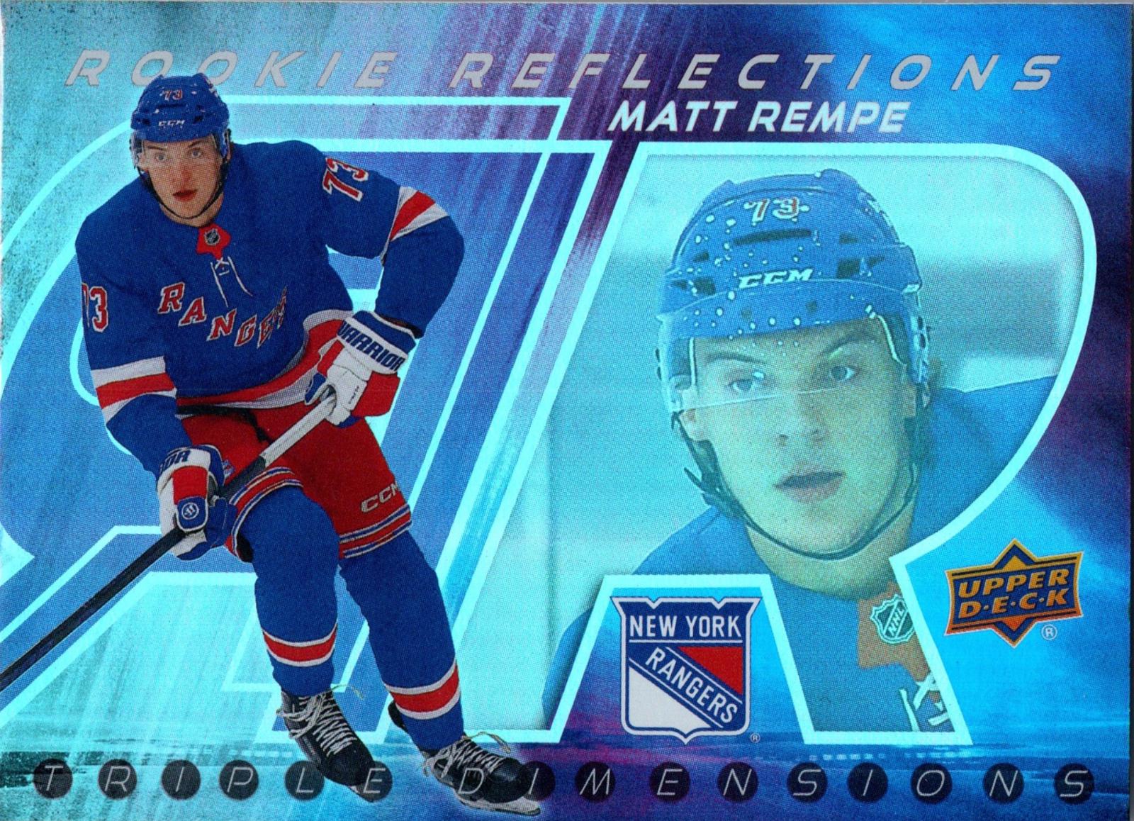 2024 Upper Deck Rookie Reflections Matt Rempe #RR-30 card
