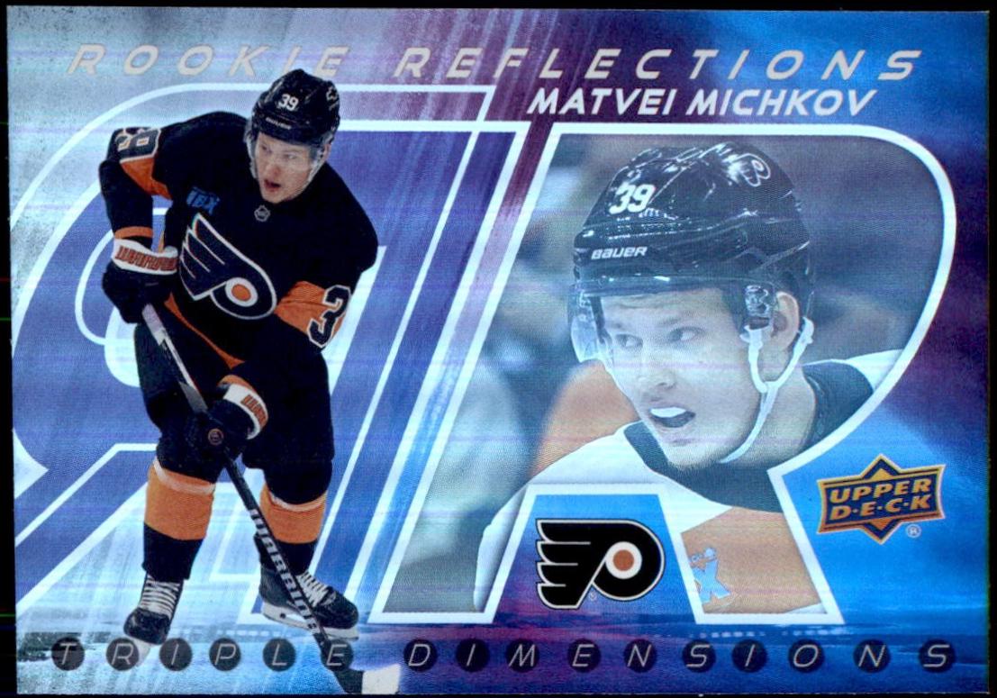 2024 Upper Deck Rookie Reflections Matvei Michkov #RR-4 card
