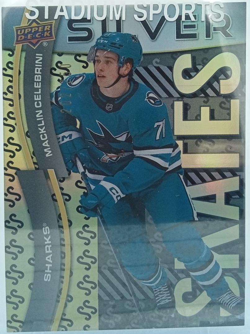 2024 Upper Deck Silver Skates Macklin Celebrini [Gold] #SS-7 card