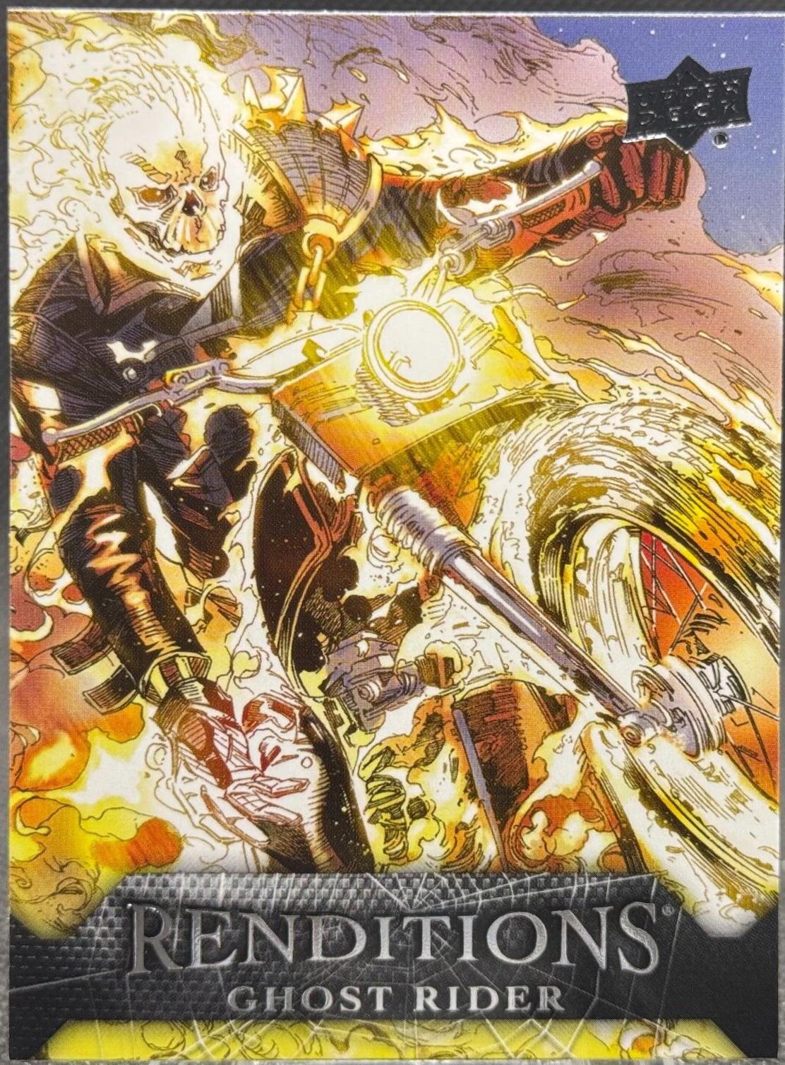 2024 Upper Deck Spider-Man Renditions Ghost Rider #82 card