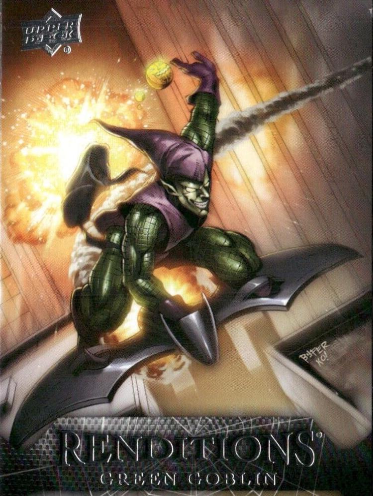 2024 Upper Deck Spider-Man Renditions Green Goblin [Green] #2 card
