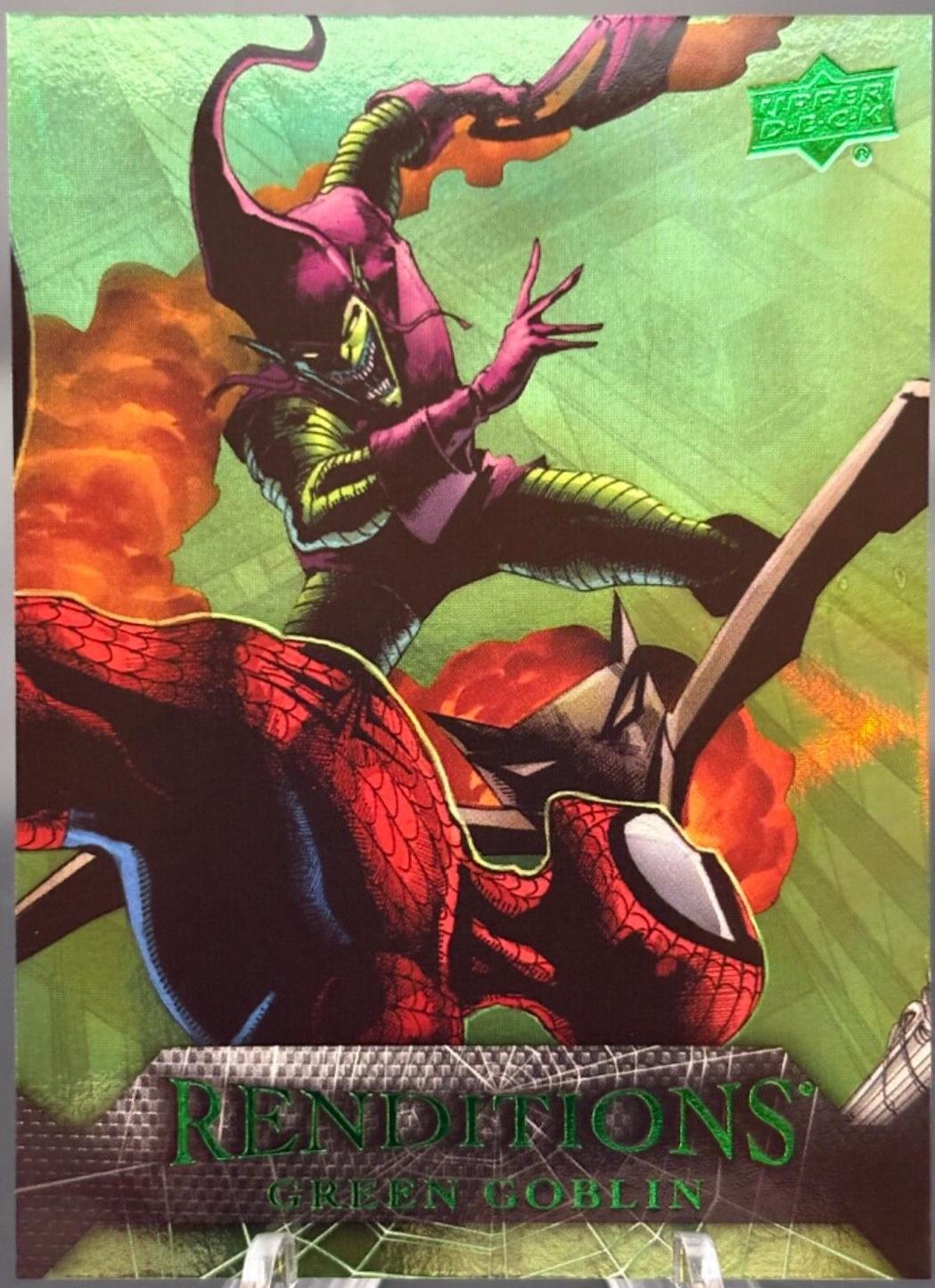 2024 Upper Deck Spider-Man Renditions Green Goblin [Green] #44 card