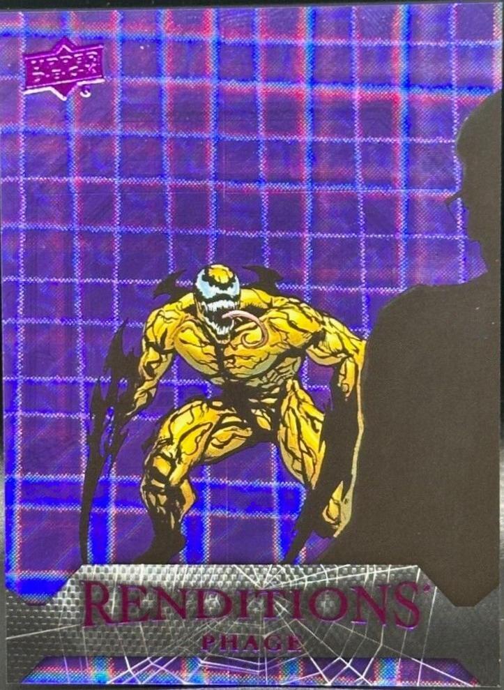 2024 Upper Deck Spider-Man Renditions Phage [Purple Tie] #33 card