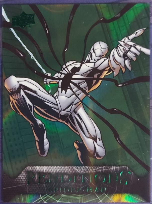 2024 Upper Deck Spider-Man Renditions Spider-Man [Green] #30 card