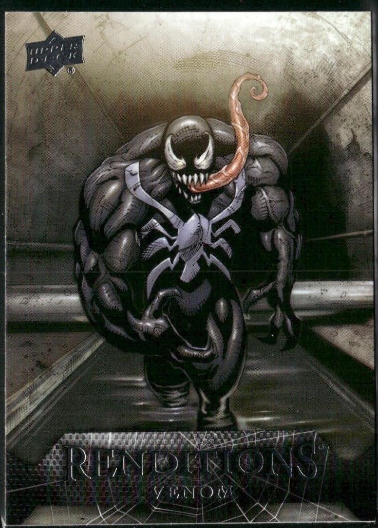 2024 Upper Deck Spider-Man Renditions Venom #3 card