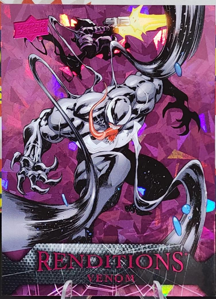 2024 Upper Deck Spider-Man Renditions Venom [Pink] #20 card