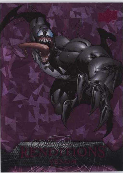2024 Upper Deck Spider-Man Renditions Venom [Pink] #32 card