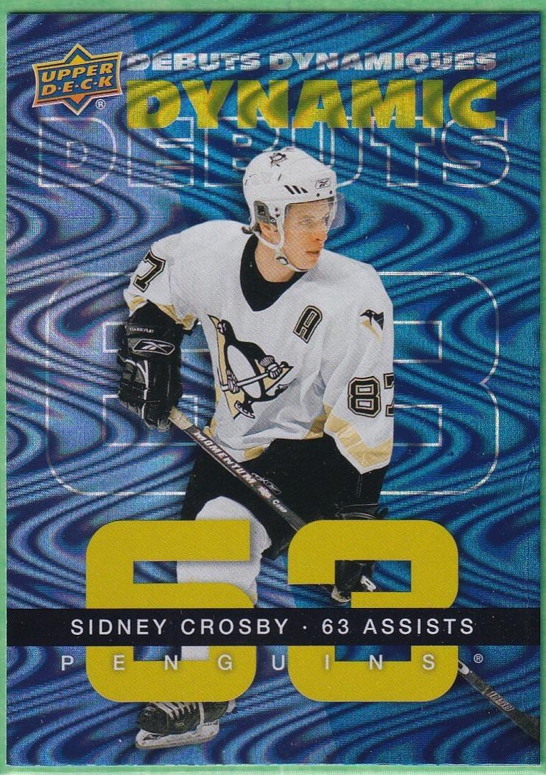 2024 Upper Deck Tim Horton's Retrospective Rookies Dynamic Debuts Sidney Crosby #DD-4 card