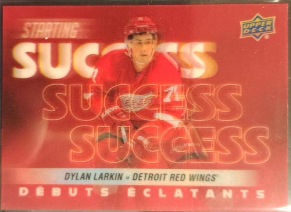 2024 Upper Deck Tim Horton's Retrospective Rookies Starting Success Dylan Larkin #SS-12 card