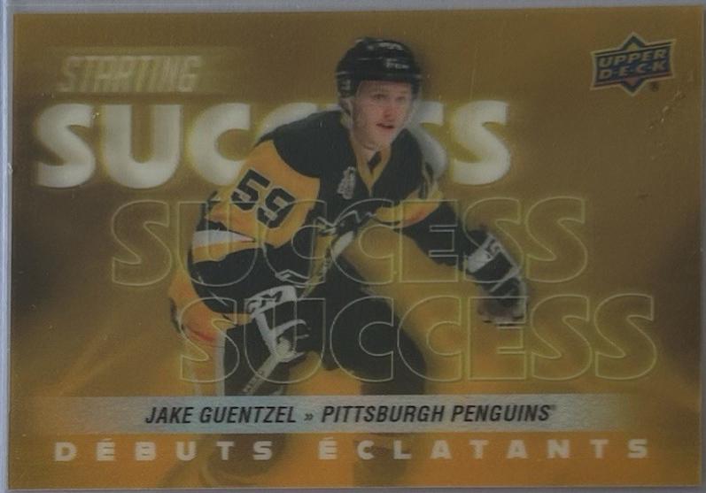 2024 Upper Deck Tim Horton's Retrospective Rookies Starting Success Jake Guentzel #SS-4 card