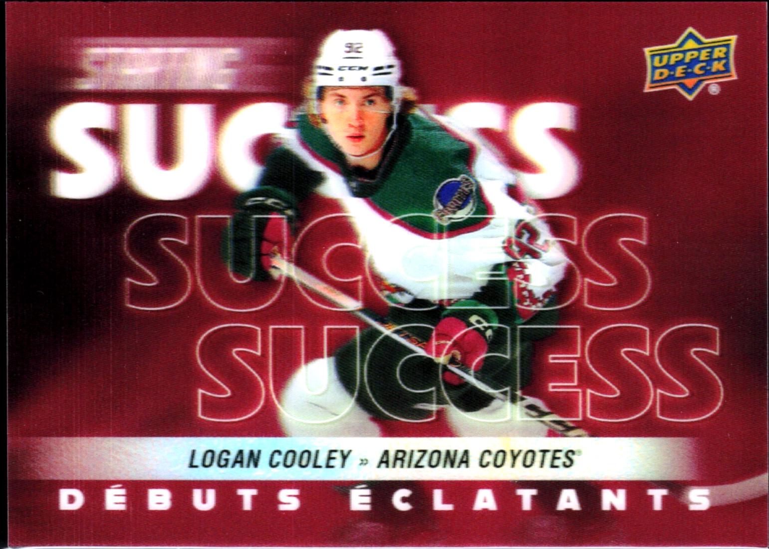 2024 Upper Deck Tim Horton's Retrospective Rookies Starting Success Logan Cooley #SS-10 card