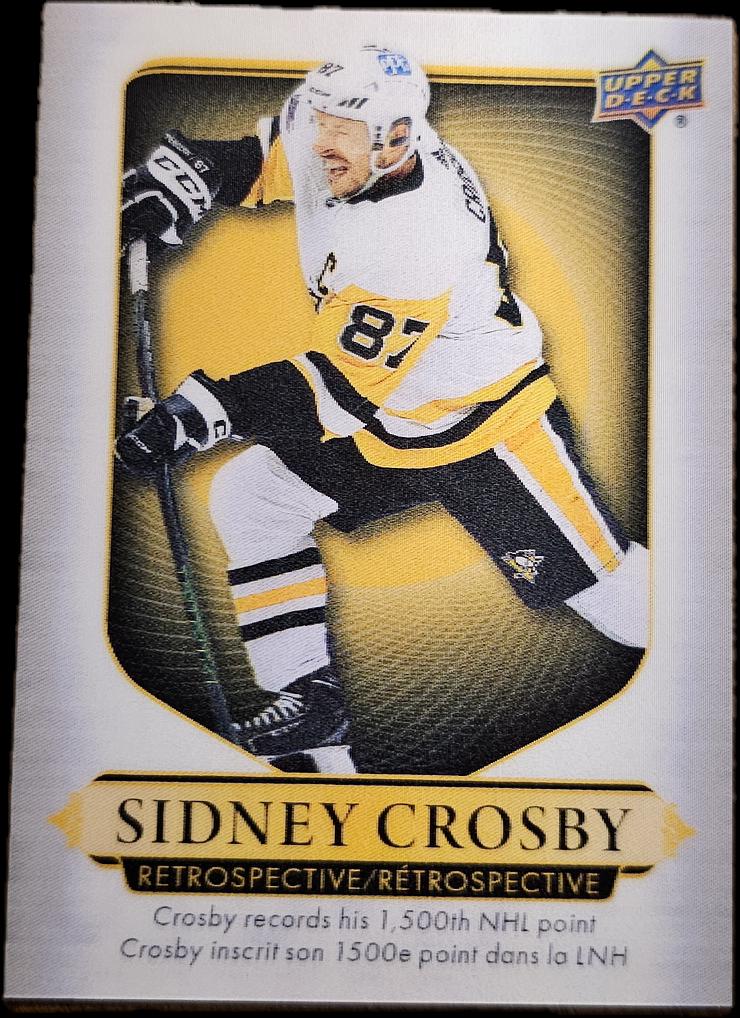 2024 Upper Deck Tim Hortons Sidney Crosby Retrospective Sidney Crosby #SC-9 card