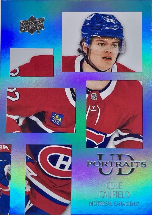 2024 Upper Deck UD Portraits Cole Caufield #P-30 card