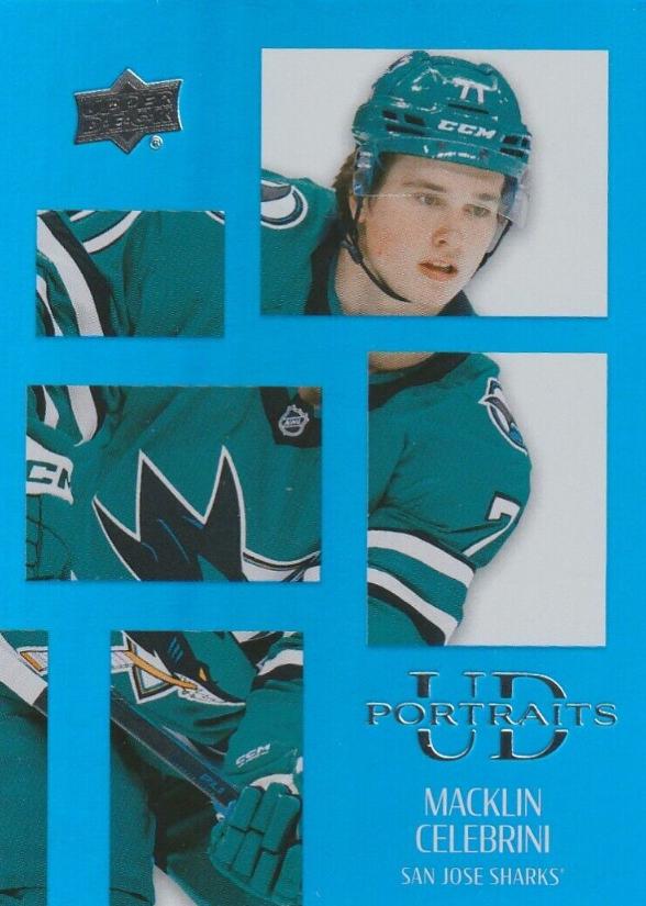 2024 Upper Deck UD Portraits Macklin Celebrini #P-37 card