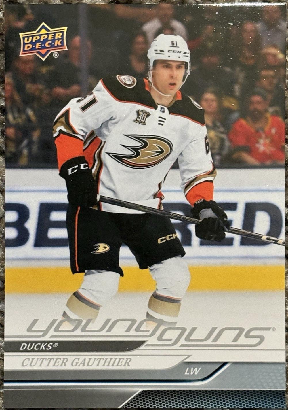 2024 Upper Deck Young Guns Jumbo Cutter Gauthier #212 card