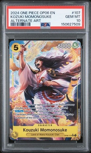 2024 Wings of the Captain Kouzuki Momonosuke #OP06-107 card