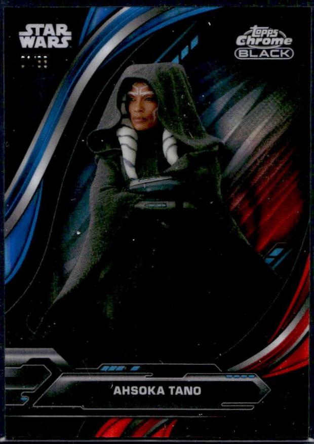 2025 2024 Topps Chrome Black Ahsoka Tano [Blue Red Lava Refractor] #1 card