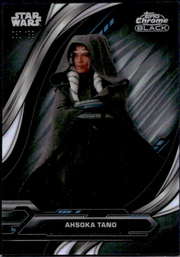 2025 2024 Topps Chrome Black Ahsoka Tano [Rainbow Refractor] #1 card