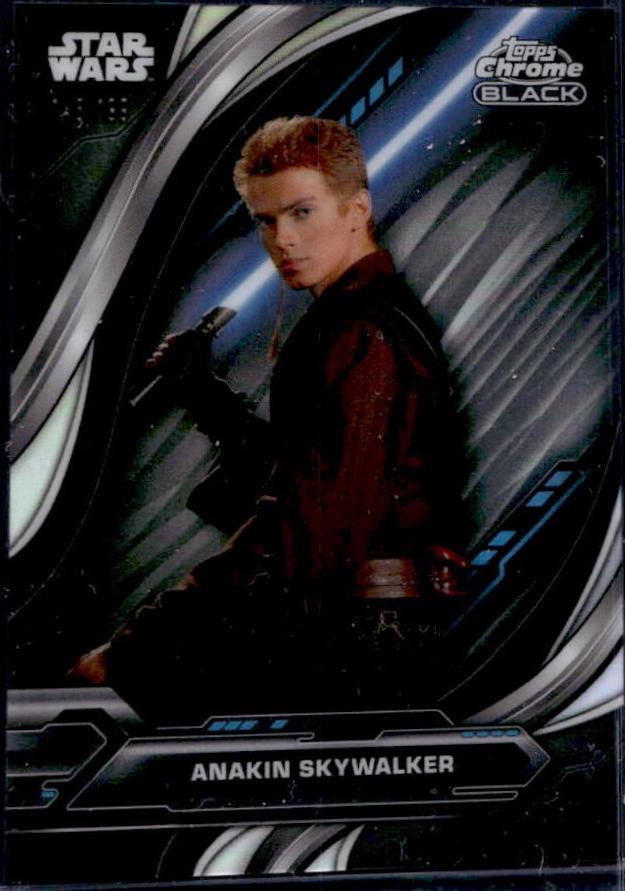 2025 2024 Topps Chrome Black Anakin Skywalker [Rainbow Refractor] #29 card