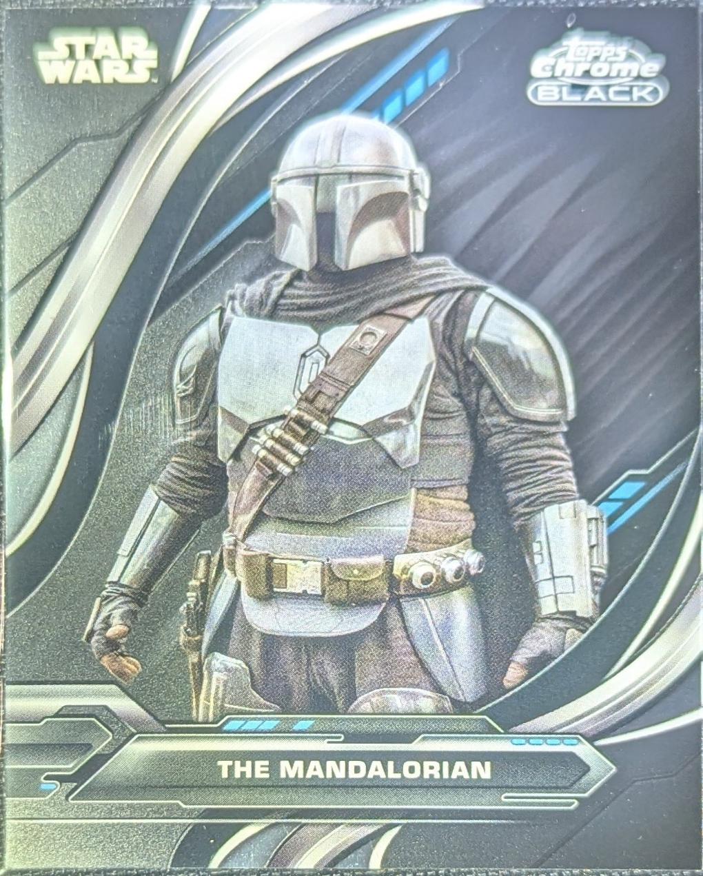 2025 2024 Topps Chrome Black The Mandalorian #21 card