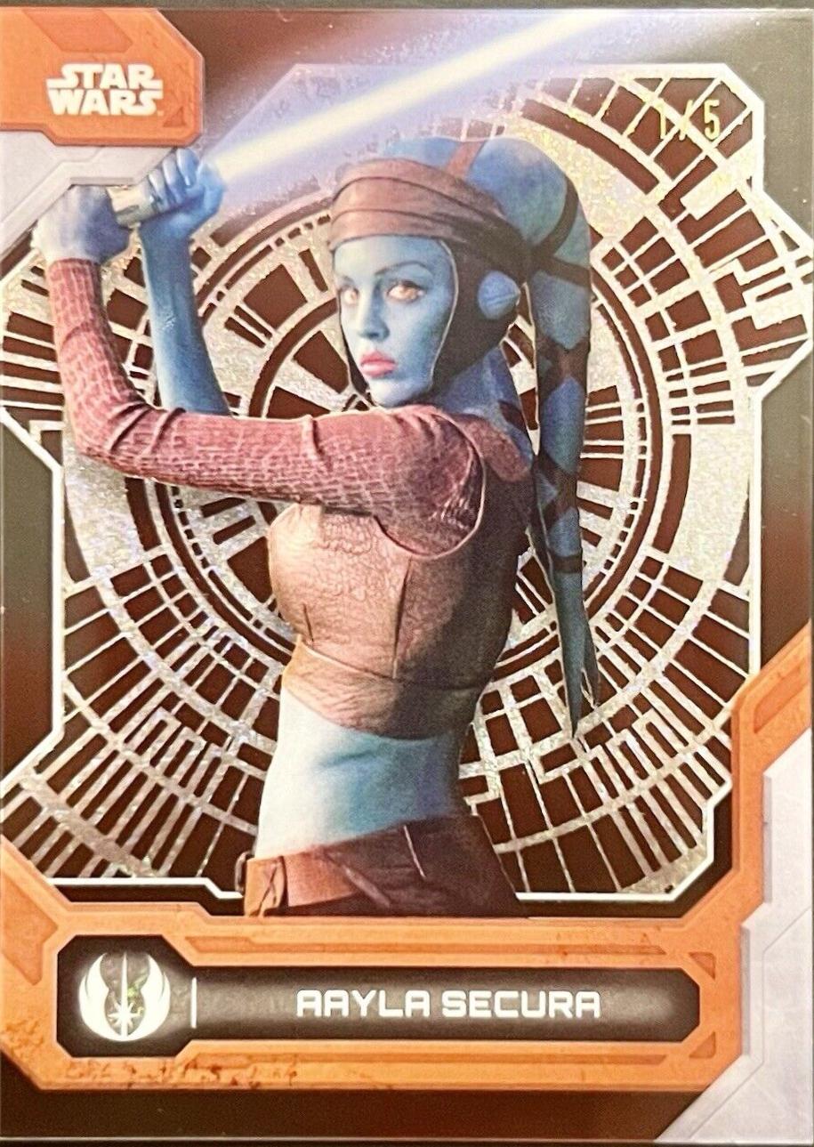 2025 2024 Topps High-Tek Aayla Secura [Death Star Interior Red] #1 card