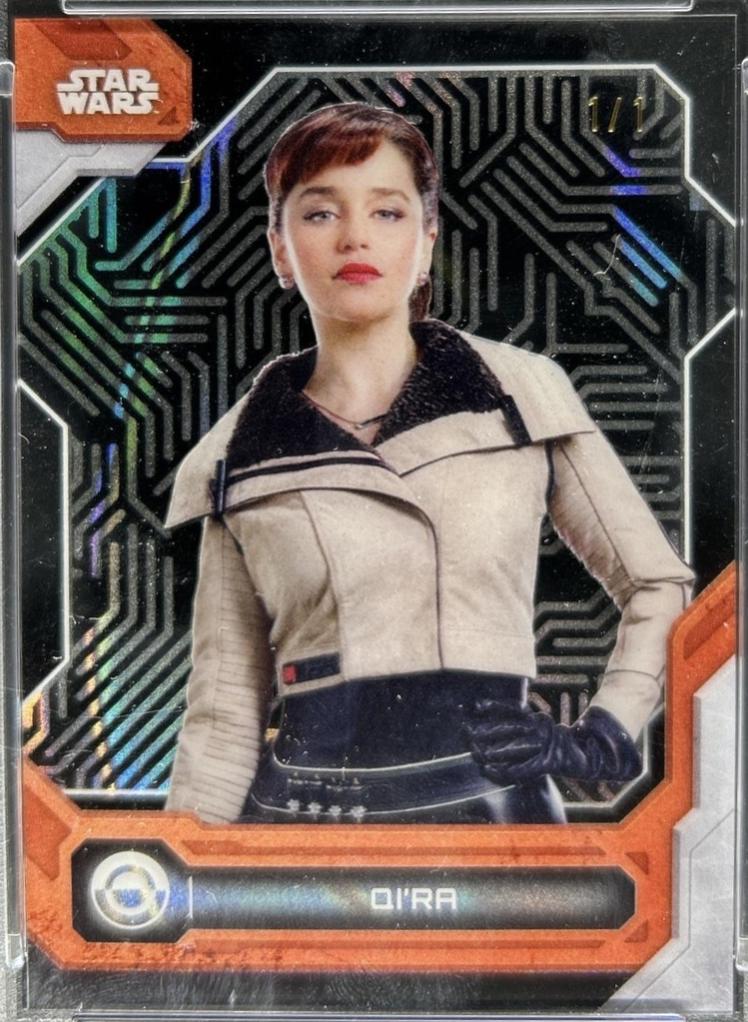 2025 2024 Topps High-Tek Aayla Secura [Imperial Black] #1 card