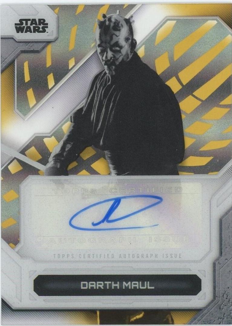 2025 2024 Topps High-Tek Autograph Ray Park #A-RP card