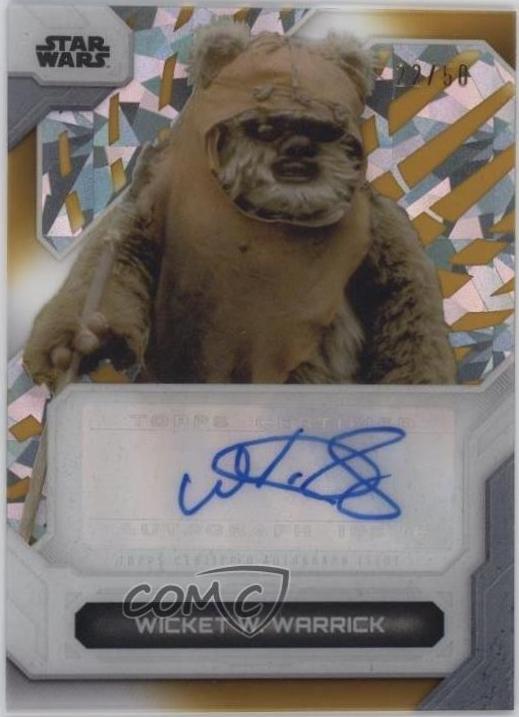 2025 2024 Topps High-Tek Autograph Warwick Davis #A-WD card