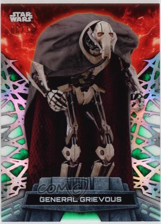 2025 2024 Topps High-Tek General Grievous [Hyperspace Green] #41 card