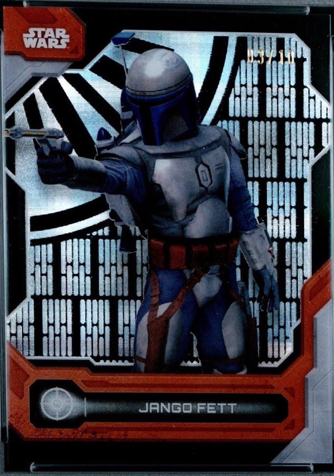 2025 2024 Topps High-Tek Jango Fett [Throne Room Green] #53 card