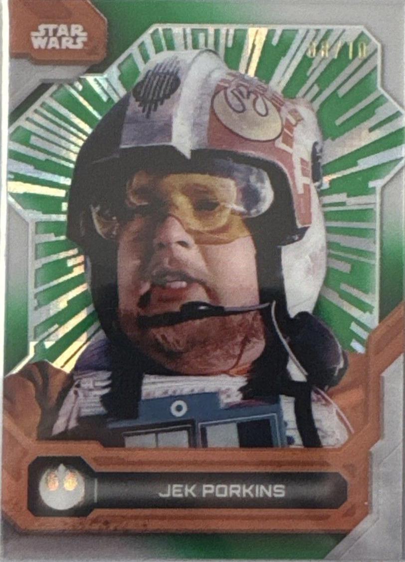 2025 2024 Topps High-Tek Jek Porkins [Hyperspace Green] #55 card