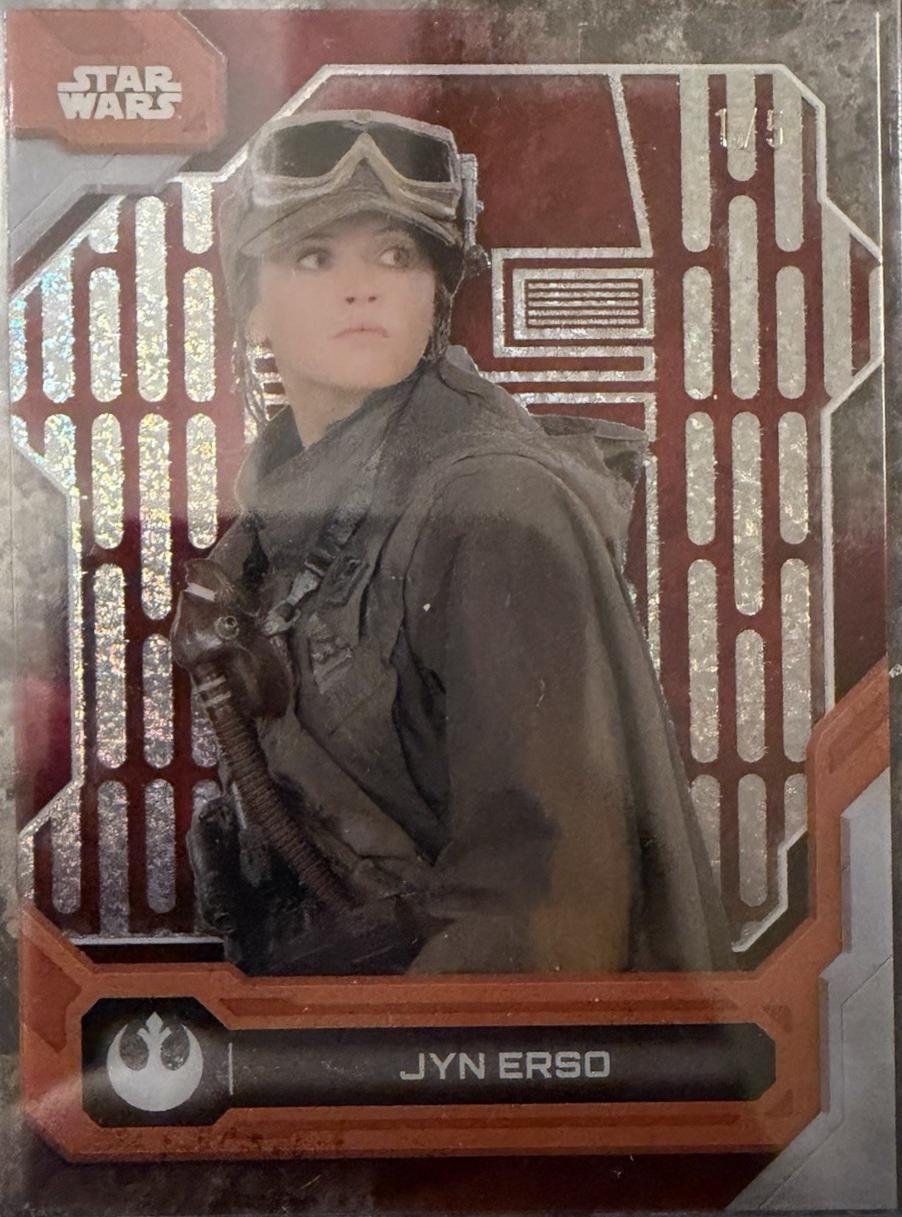 2025 2024 Topps High-Tek Jyn Erso [Hyperspace Red] #56 card