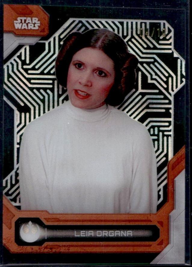 2025 2024 Topps High-Tek Leia Organa [Imperial Green] #65 card