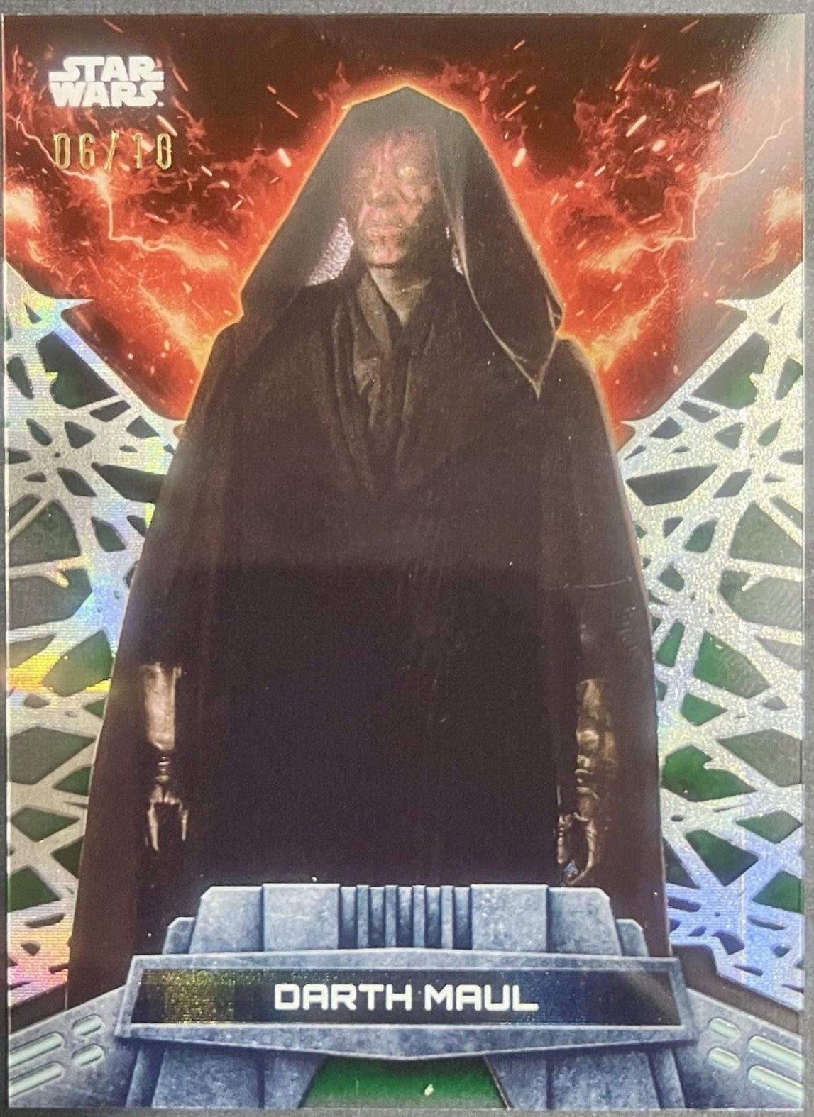2025 2024 Topps High-Tek Shadow Tek Darth Maul #ST-DM card