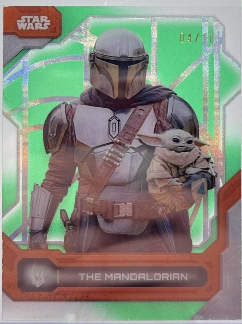 2025 2024 Topps High-Tek The Mandalorian [Death Star Interior Green] #95 card