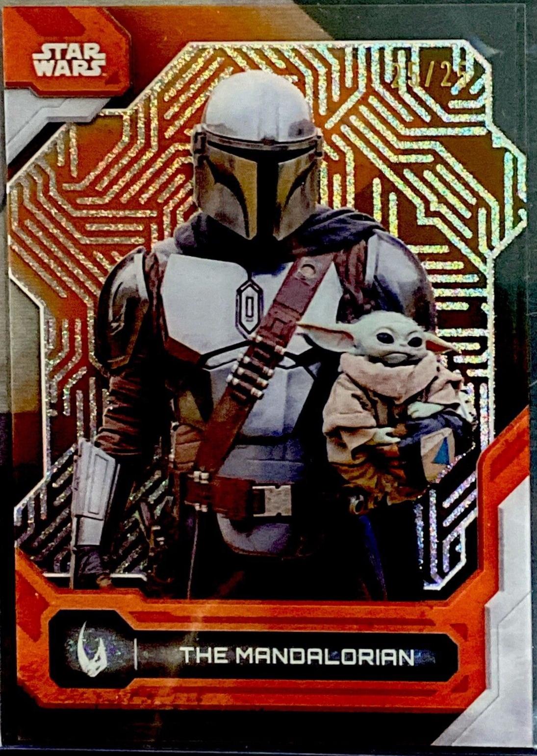 2025 2024 Topps High-Tek The Mandalorian [Death Star Interior Orange] #95 card