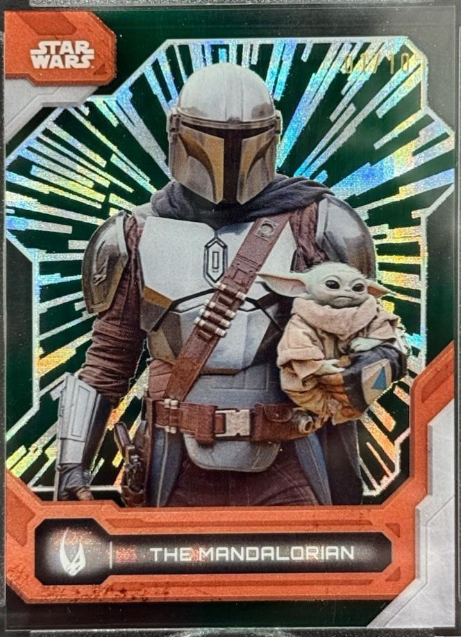 2025 2024 Topps High-Tek The Mandalorian [Hyperspace Green] #95 card