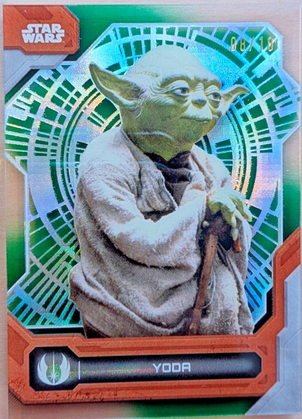 2025 2024 Topps High-Tek Yoda [Death Star Interior Green] #99 card