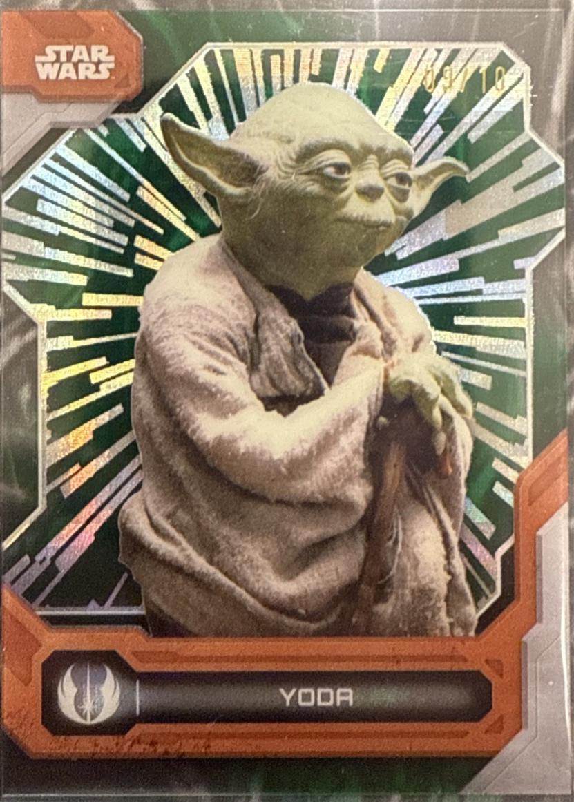 2025 2024 Topps High-Tek Yoda [Hyperspace Green] #99 card