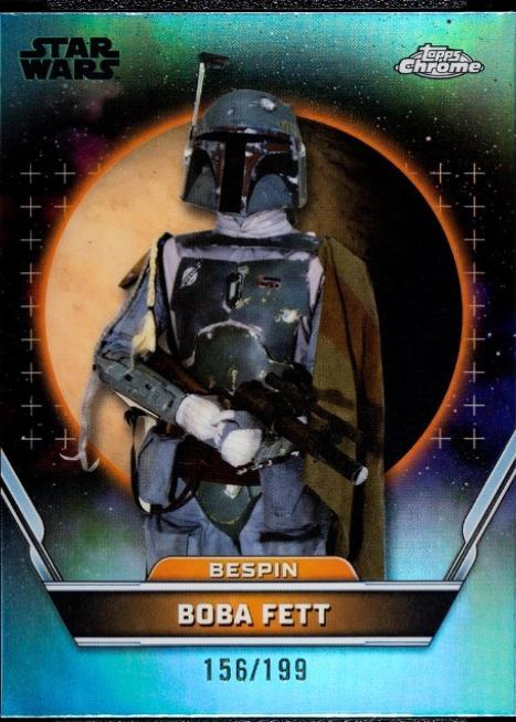 2025 2024 Topps Hyperspace Boba Fett [Aqua Refractor] #97 card