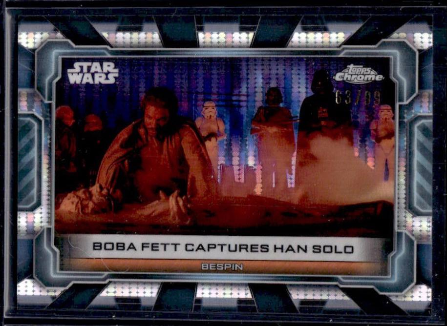 2025 2024 Topps Hyperspace Boba Fett [Pulsar Refractor] #97 card