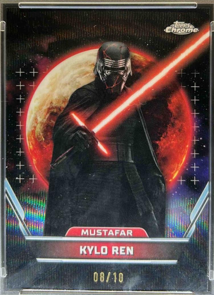 2025 2024 Topps Hyperspace Kylo Ren [Black Hyperlanes Refractor] #63 card