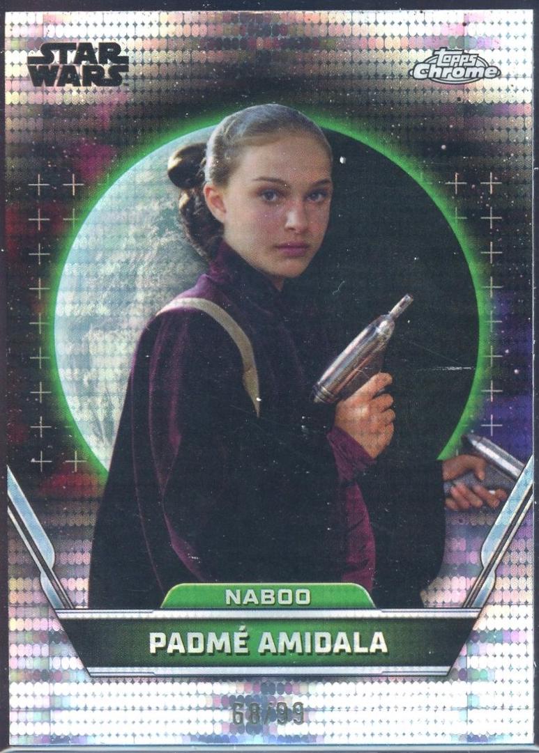 2025 2024 Topps Hyperspace Padme Amidala [Pulsar Refractor] #1 card